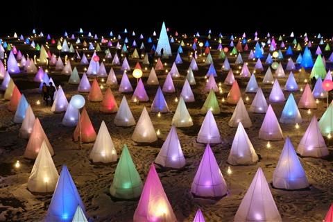 おとふけ十勝川白鳥まつり「彩凛華」